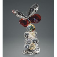 Фигура "Хрустальная бабочка с шарами"